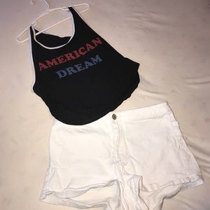 4th of July crop top